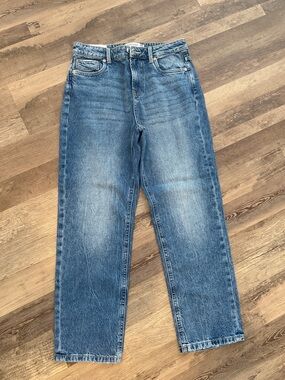 stradivarius Men's Relaxed Blue Denim Jeans